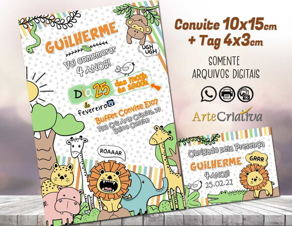 CONVITE DIGITAL C/TAG Savana 2