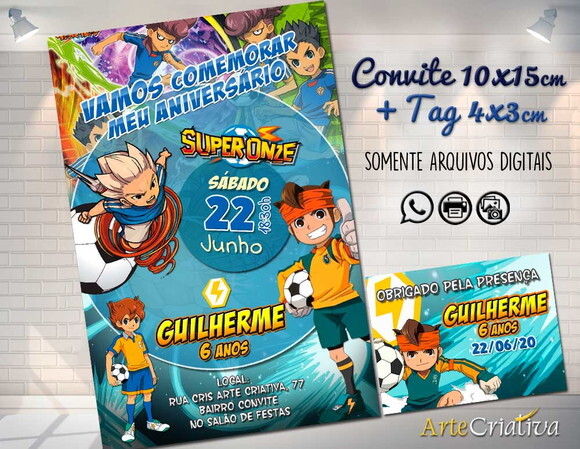 CONVITE DIGITAL C/TAG Super Onze