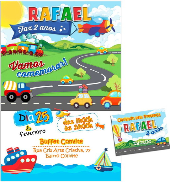 CONVITE DIGITAL C/TAG Transportes