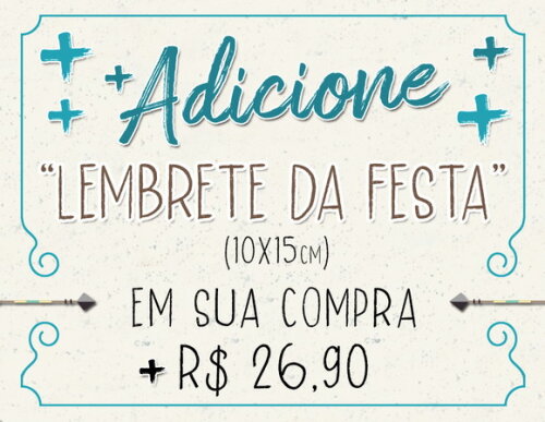 Adicionar Arte de Lembrete de Festa