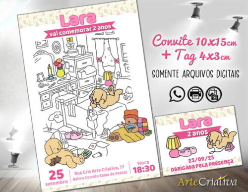 Convite Digital C/tag Bobbie Goods 4