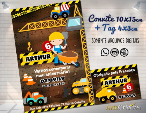 CONVITE DIGITAL C/TAG Construtor 4