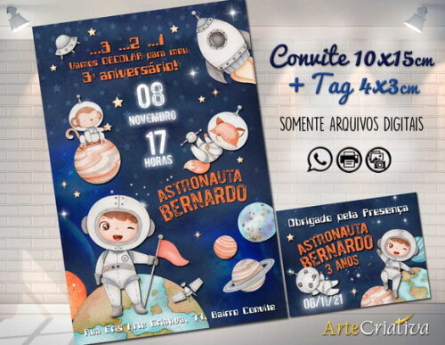 CONVITE DIGITAL C/TAG Espaço Astronauta 5
