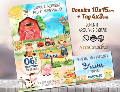 CONVITE DIGITAL C/TAG Fazenda Menino 4