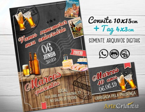 CONVITE DIGITAL C/TAG Festa Beer 40 anos