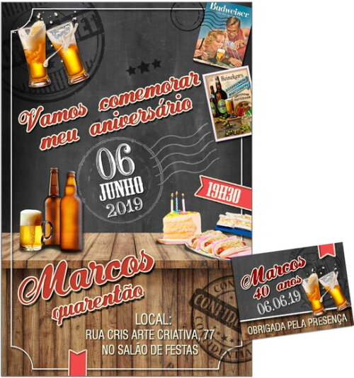 CONVITE DIGITAL C/TAG Festa Beer 40 anos