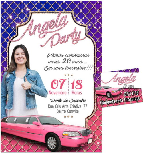 CONVITE DIGITAL C/TAG Festa Limousine