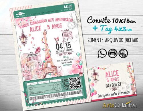 CONVITE DIGITAL C/TAG Festa Paris Voucher 2