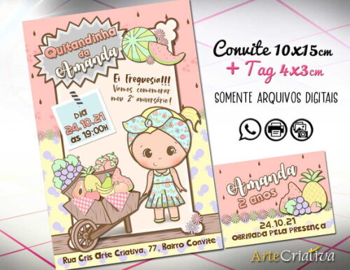CONVITE DIGITAL C/TAG Frutaria 3