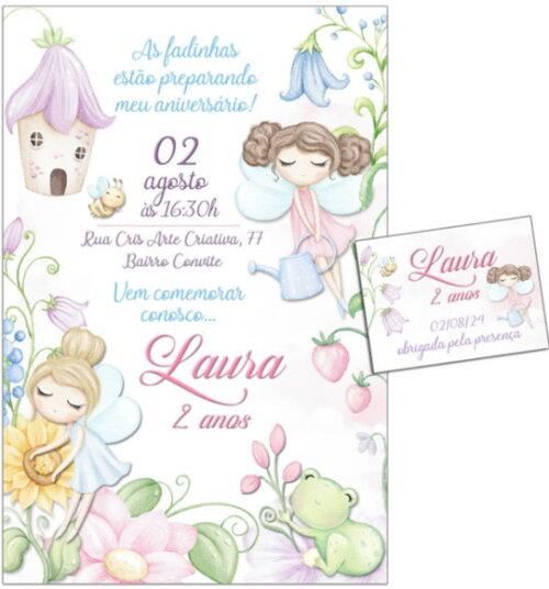 Convite Digital C/tag Jardim das Fadas 10