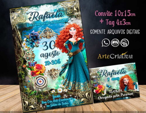 CONVITE DIGITAL C/TAG Merida Valente Luxuosa