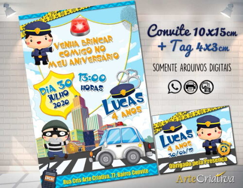 CONVITE DIGITAL C/TAG Polícia2