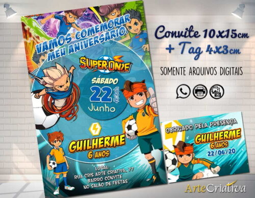 CONVITE DIGITAL C/TAG Super Onze