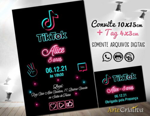 CONVITE DIGITAL C/TAG TikTok 4