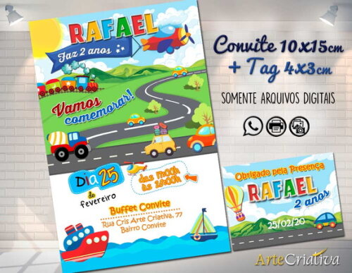 CONVITE DIGITAL C/TAG Transportes