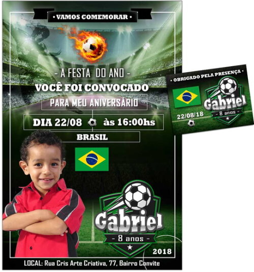 CONVITE DIGITAL e TAG Futebol Brasil