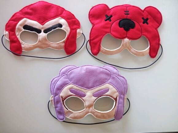 30 Máscaras Braw Stars Infantil
