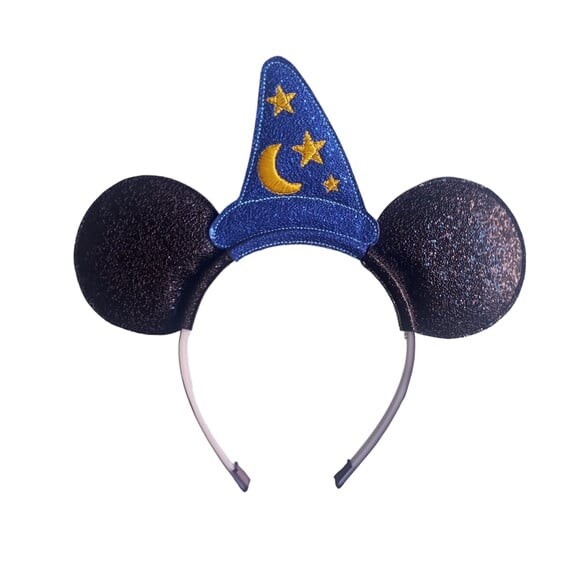Arquinho Mickey Bordado - com Brilho - Luxo