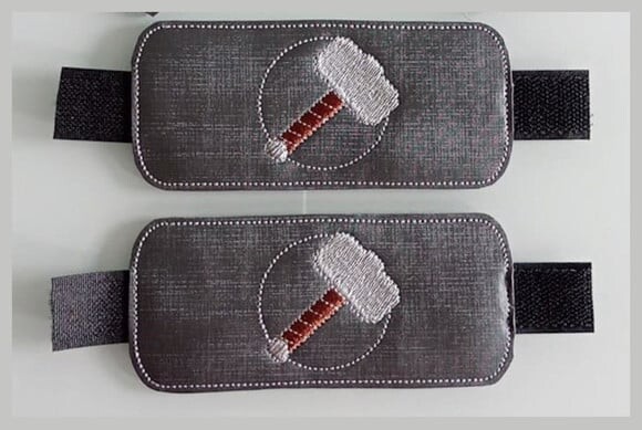 Braceletes Super Heróis em Couro Ecológico
