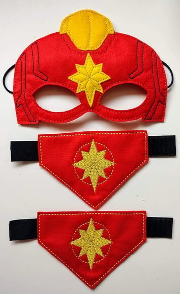 Máscara Capitã Marvel Infantil