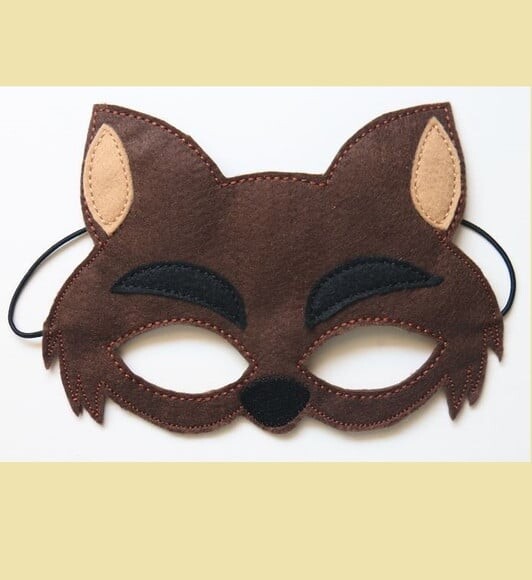 Máscara do LOBO MAL infantil