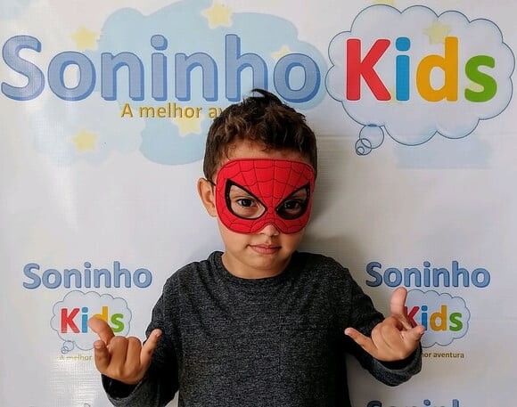 Máscara Homem Aranha - Infantil