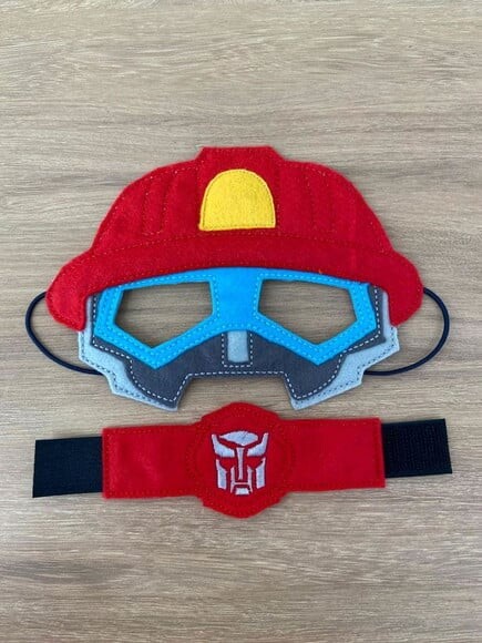 Máscara Heatwave Transformers com Bracelete