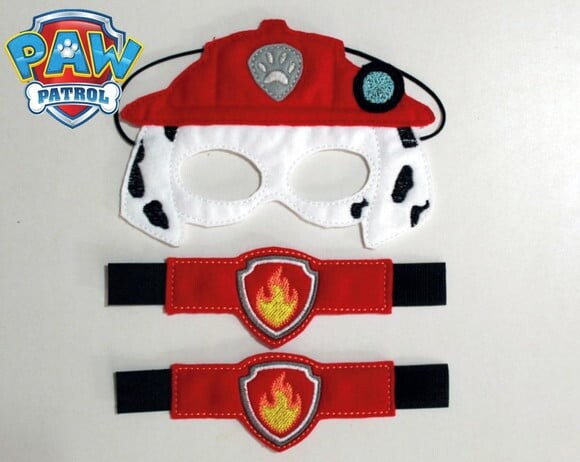 Máscara Marshall Patrulha Canina com 2 Braceletes - Infantil