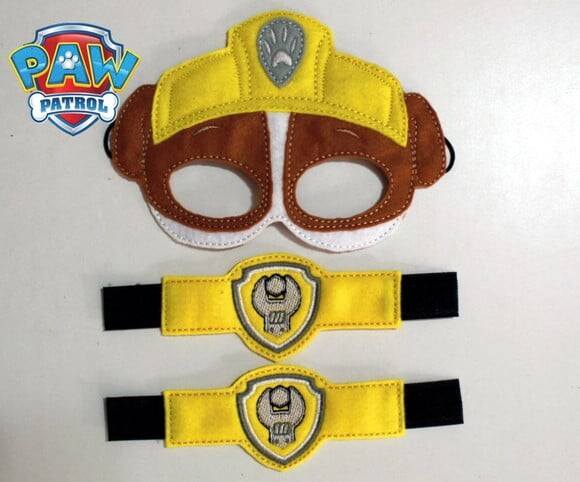 Máscara RUBLLE Patrulha Canina com 2 Braceletes - Infantil