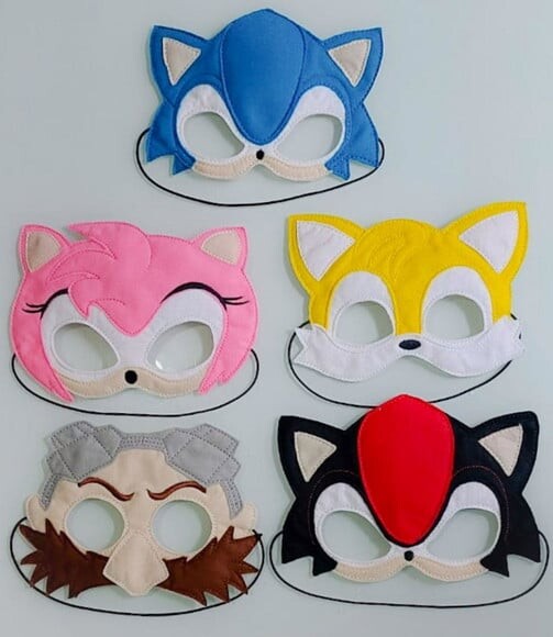 Máscara Sonic Infantil