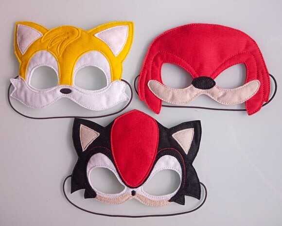 Máscara Sonic Infantil