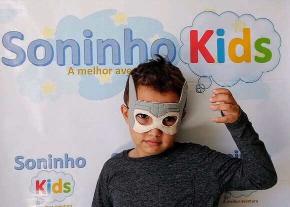 Máscara Thor com Braceletes Infantil