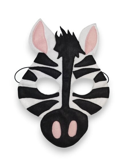 Mascara Zebra Feltro