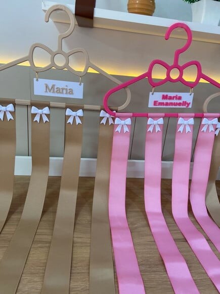 Porta Laços Infantil Personalizado com Nome