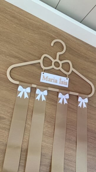 Porta Laços Infantil Personalizado com Nome