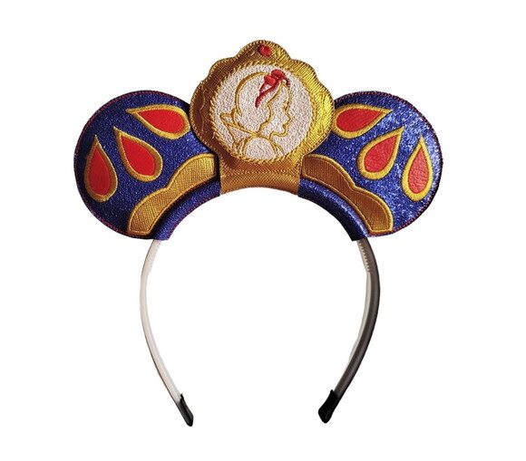 Tiara Branca de Neve com Brilho - Luxo