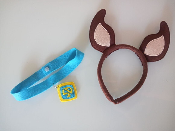 Tiara Scooby Doo Bordada