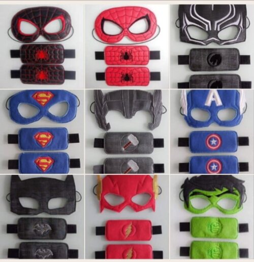43 Kits Heróis com Braceletes - Couro Ecológico