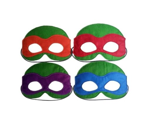 50 Máscaras Máscaras Tartarugas Ninjas