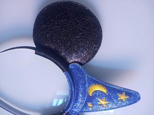 Arquinho Mickey Bordado - com Brilho - Luxo