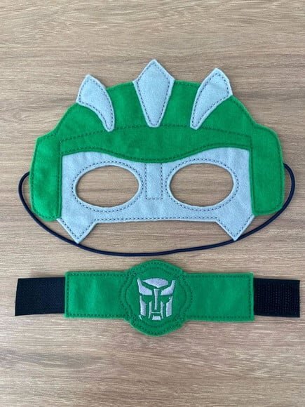 Máscara Boulder Transformers com Bracelete