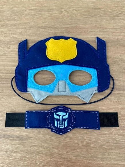 Máscara Chase Transformers com Bracelete