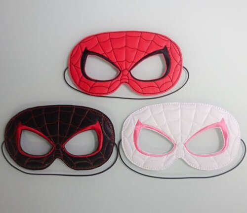 Máscara Homem Aranha Infantil - Material Sintético