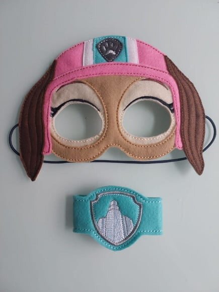 Máscara Liberty Patrulha Canina com Bracelete