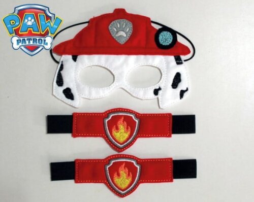 Máscara Marshall Patrulha Canina com 2 Braceletes - Infantil