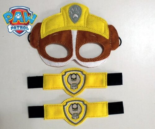 Máscara RUBLLE Patrulha Canina com 2 Braceletes - Infantil