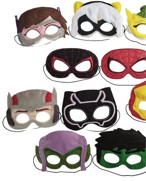 Mascara Spidey e Seus Amigos Espetaculares Feltro