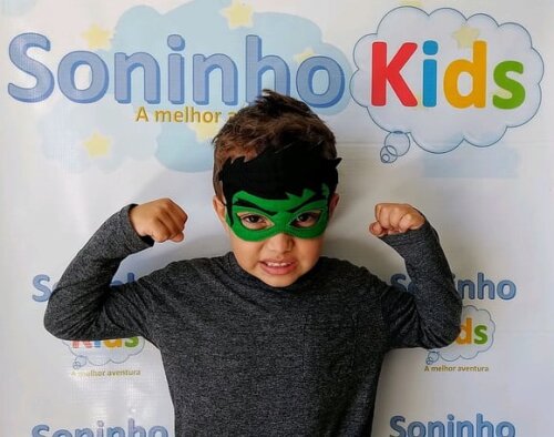 Mascara Super Heróis Infantil