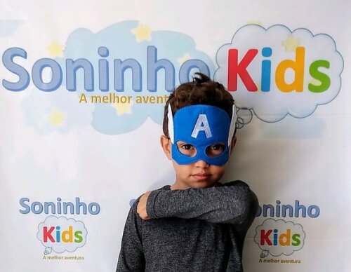 Mascara Super Heróis Infantil