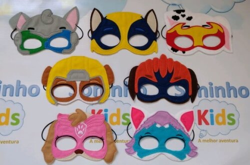 Máscara Super Patrulha Canina - Super Filhotes Infantil